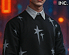 inc. Stars Sweater Black