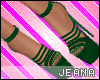 !J! Jelly Green 2 Heels