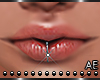 Zeta head lips piercing