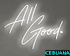 All Good Neon 3D Sign