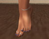 !Feet Navy  Blue Nails