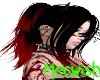 ~Lucy~ Black w/ Red Tips