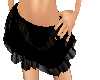 Black mini-skirt