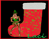 ~Red/Grn Stocking Seat~