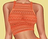 Orange Crochet Dress