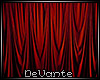 !D RED SHEER CURTAIN