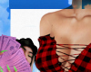 Plaid crop top