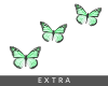 𝕎. Butterflies green