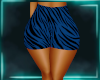 Zebra Blue Skirt