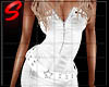 Xmas White Mini Dress