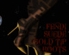 ZO!FENDI SUEDE/GOLD BOOT