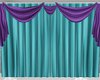 Teal Purple Curtains
