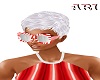 twisted candy cane glass