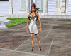 [CZ] White Mini Dress