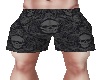 MY Skull Gothic Shorts