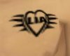 LIA Chest tattoo