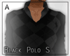 ▲ Black Polo Sweater