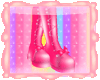 !Emz! Pink Jelly Boots