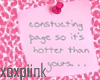 [xox] hp pink post it