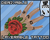 Hand Tattoo Rose