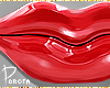 ♚ Red lips clutch