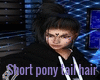Short pony tail hair