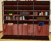 Cherry wood book shelf
