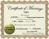 M&T Marriage license