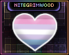 Bigender Pride Heart