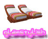 *glam* Twin Deck Chairs