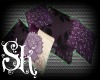 Purple pillows w/posses