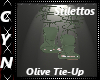 Olive Tie-Up Stilettos