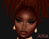 Rust PineBun Locs