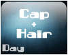 [D] White Cap + Hair