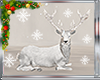 Winter White Deer Laying