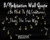B/Meditation Wall Quote