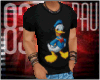 Black Donald Duck shirt