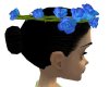 (SK) Dk Blue Rose Crown