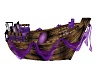 Purple Wooden Boat