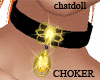 C]Choker  Yellow Crystal