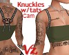 Knuckles Top Cam w/tat