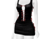 Pin Dress Black Red