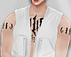 $ Vest white + Tatto