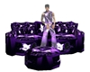 D Purple Couch