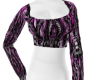 Pink gothic top