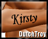 Kirsty arm tattoo