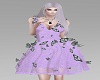 Lavender butterfly dress