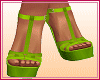 *ks* Green sandals