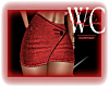 DW FALL RED JEAN SKIRT