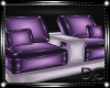 |T| Violets Double Seat